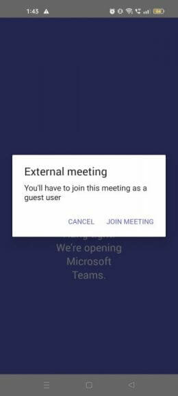 external meeting