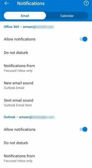 outlook for Android tricks