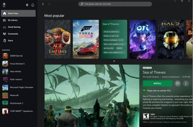 Xbox App on PC June 2022 Update