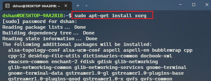 linux gui apps on windows 10